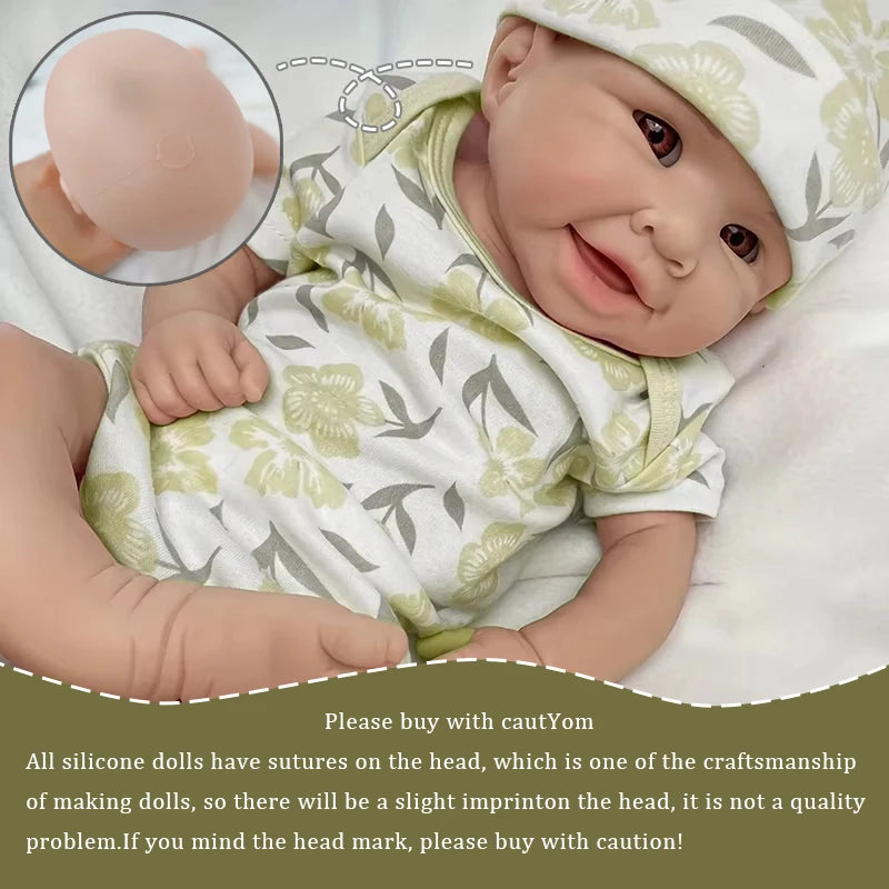 49.5cm/19.5in full body soft silicone painted reborn doll with high realism and soft touch