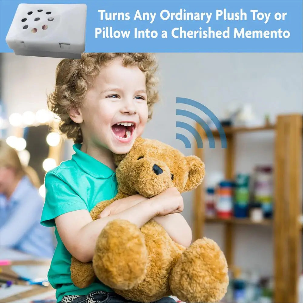 Voice Recorder for Stuffed Animal Square Voice Recording Device Recordable Stuffed Animal Insert Square Voice Box for Plush Toy