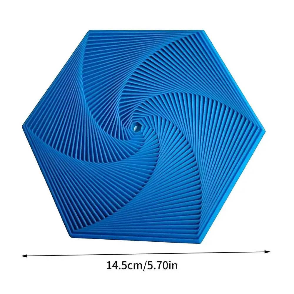 3D Printed Fractal Fidget Hexagon Portable Playing Sensory Anti-stress Toy Desktop Ornament Kid Toy Visual Toys