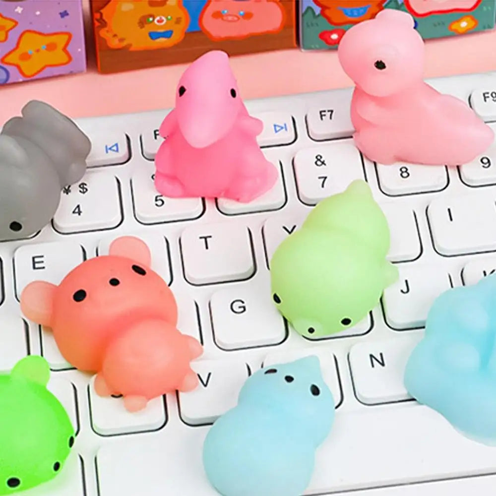 Mochi Kawaii Toy Cute Animal Squeeze Toys Sticky Squishi Anti Stress Relief Toys Antistress Toy Adults Mochi Rising Stress Toy