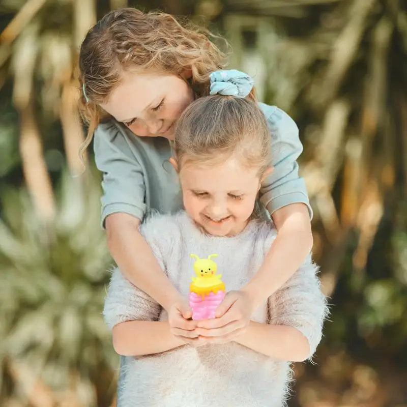 Squeeze Bee In Honey Pot Stretchy Toys Hand Finger Exercise Sensory Fidget Toys For Kids And Adults Party Supplies