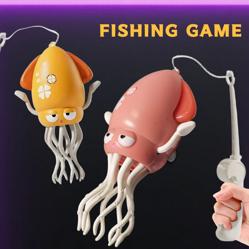Electric induction dancing octopus toy automatic obstacle avoidance crawling interactive simulation squid with music and light