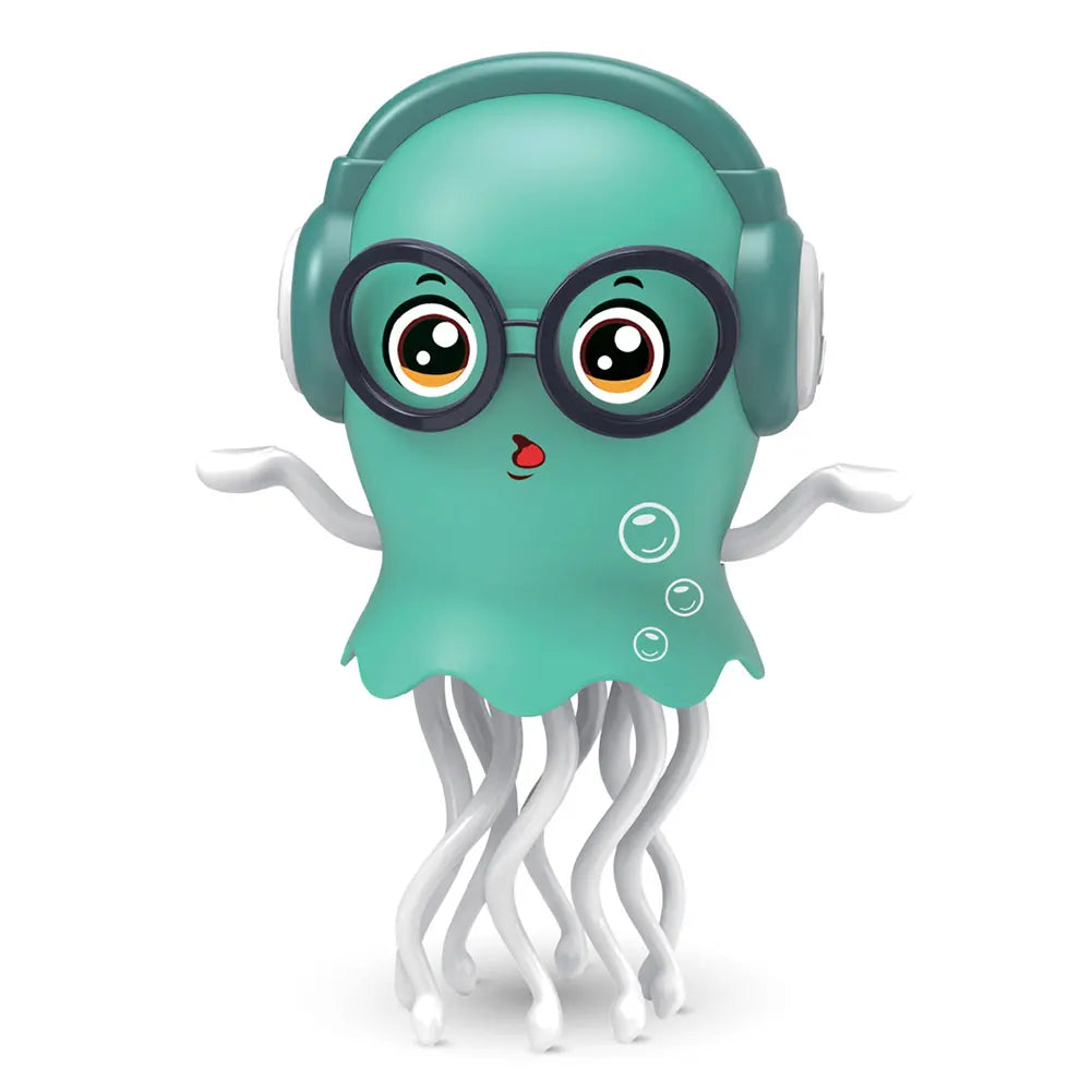 Dancing Funny Octopus Toy Smart Obstacle Avoidance Interactive Moving Toys Electronic Light Up Music Toys for Office Desk Decor