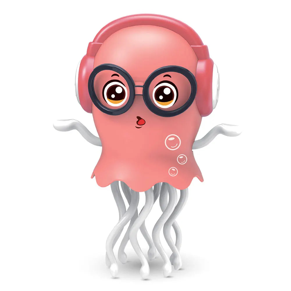 Dancing Funny Octopus Toy Smart Obstacle Avoidance Interactive Moving Toys Electronic Light Up Music Toys for Office Desk Decor