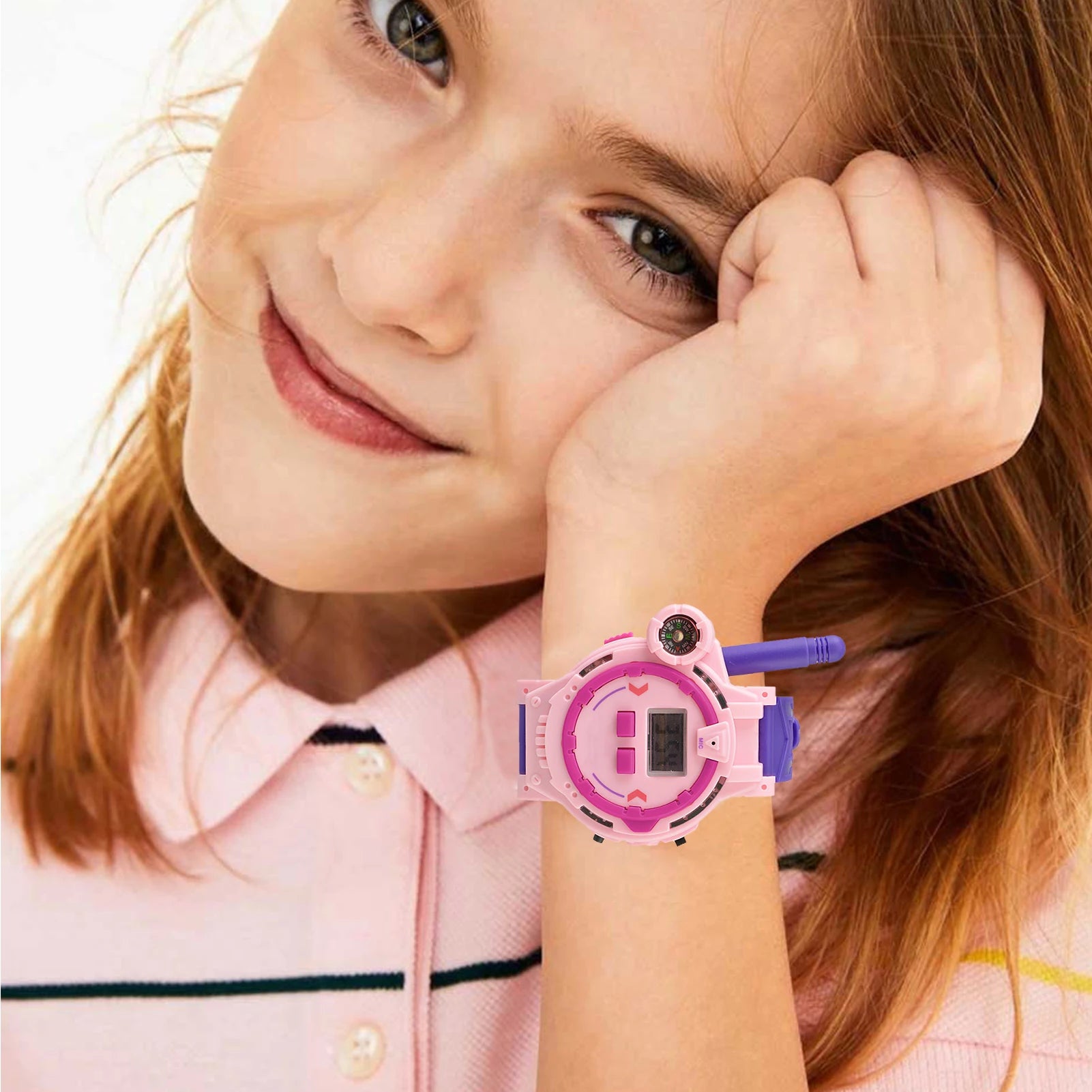 Kids Walkie Talkie Watch Walkie Talkies For Kids 2 Pack Two Way Walkie-Talkie For Boys & Girls Rechargeable Walky Talky With