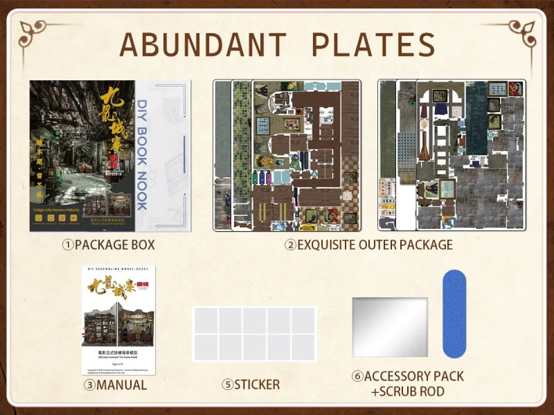 CUTEBEE Book Nook DIY Dollhouse Miniature Kit Wooden Bookshelf Insert Walled In Booknook Decor for Gifts 3D Puzzle