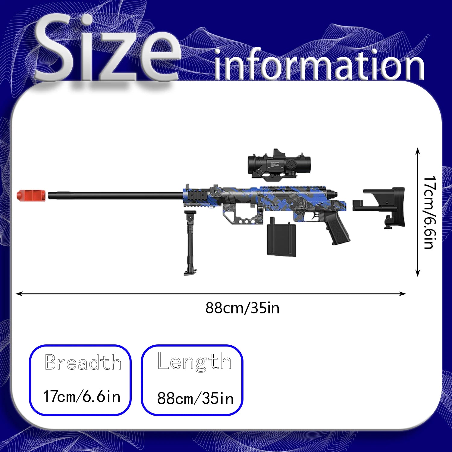 Outdoor Gel Ball Blaster, Electric USB Rechargeable, Mode Manual, Perfect Gift for Christmas and Halloween