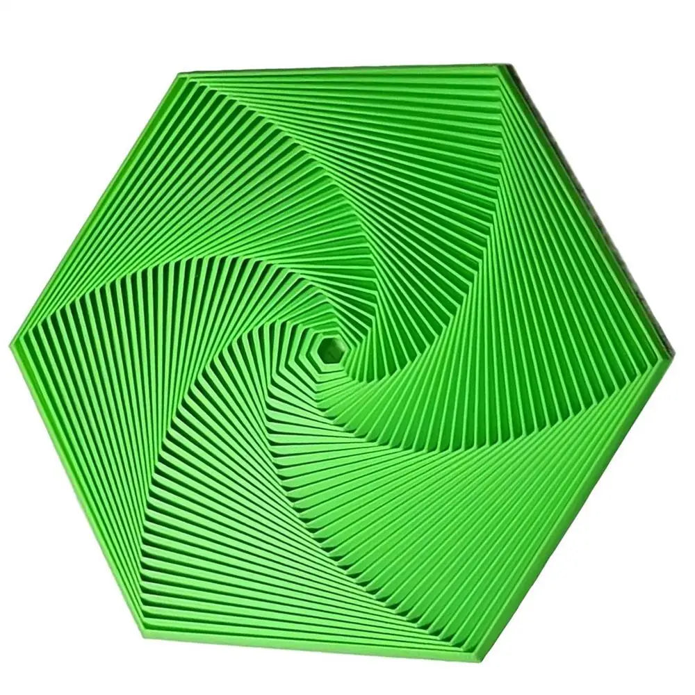 3D Printed Fractal Fidget Hexagon Portable Playing Sensory Anti-stress Toy Desktop Ornament Kid Toy Visual Toys