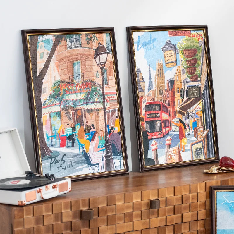 Robotime rolife 1000 Piece Jigsaw Puzzle Home Decor Adults Puzzle Games Family Fun Puzzles Educational Toys for Kids