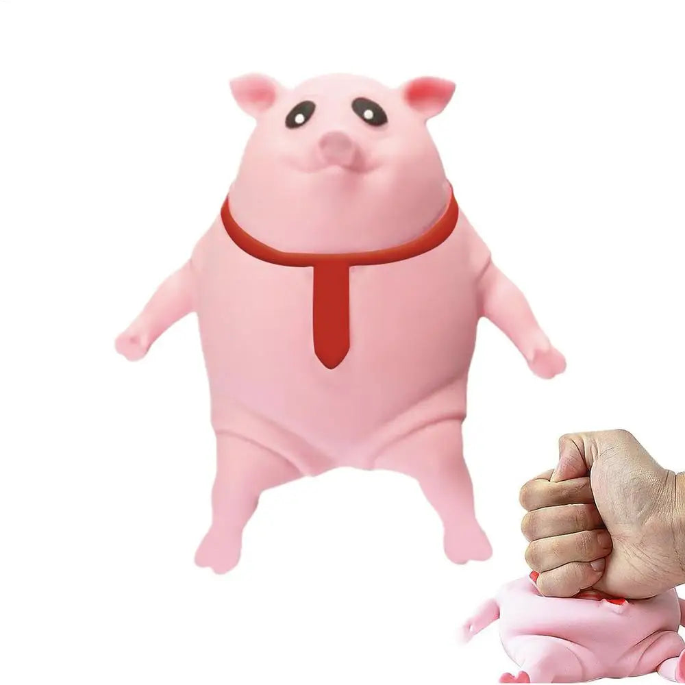 Anti Stress Pig Squeeze Toy Cute Cartoon Animal Piggy Stress Relief Vent Ball for Kids Adults Decompression Toy Child Gifts