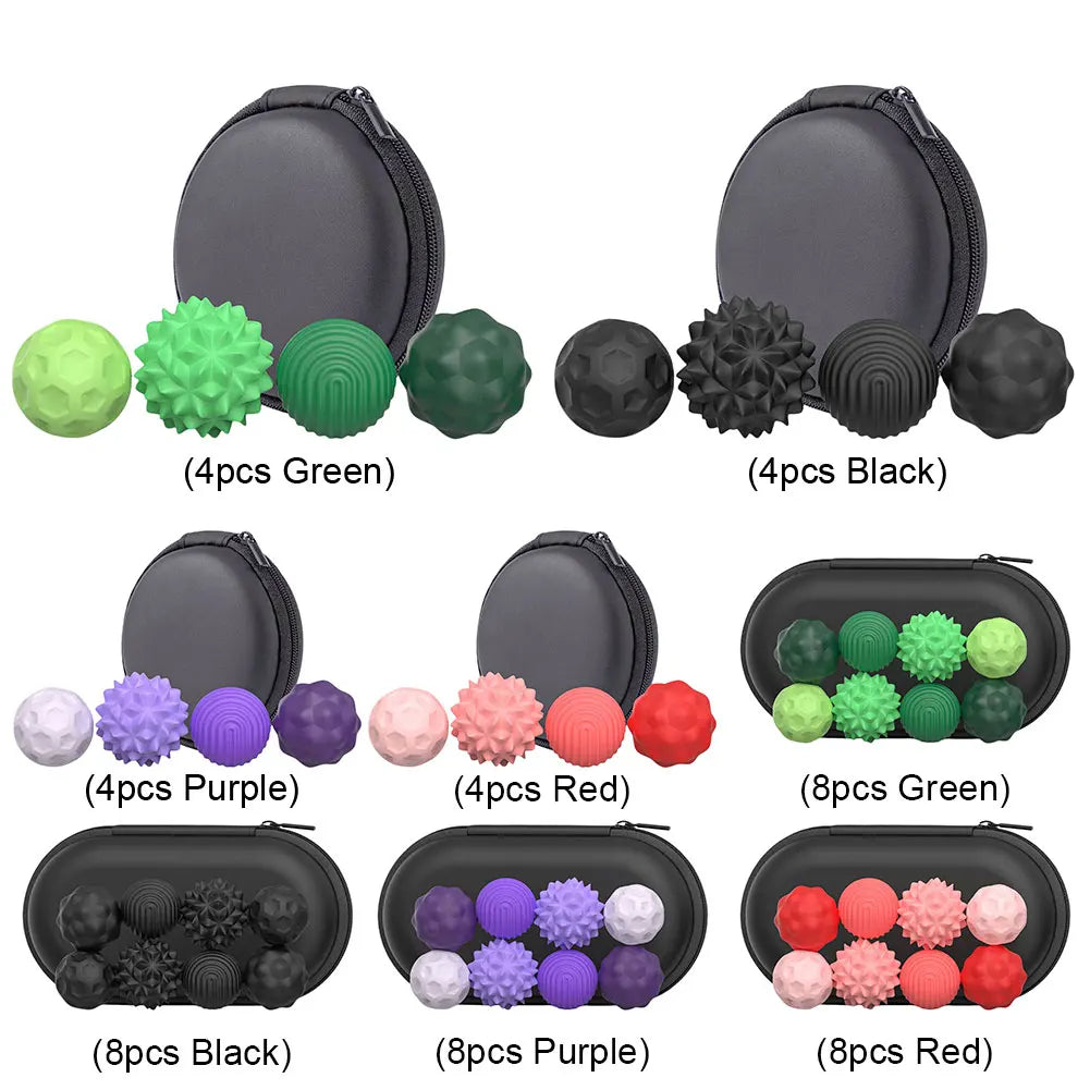 Silicone Magnetic Sensory Balls Fidget Toy Worry Balls Autism Calming Fidgeting Toy Kid Adults Anxiety Relief Stress Sensory Toy