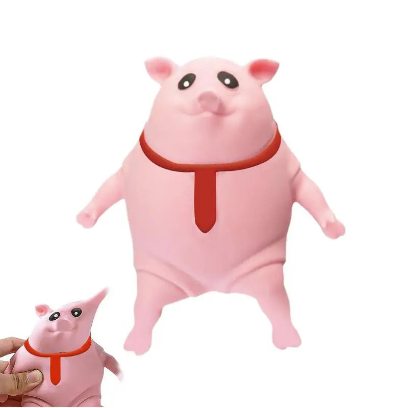 Anti Stress Pig Squeeze Toy Cute Cartoon Animal Piggy Stress Relief Vent Ball for Kids Adults Decompression Toy Child Gifts