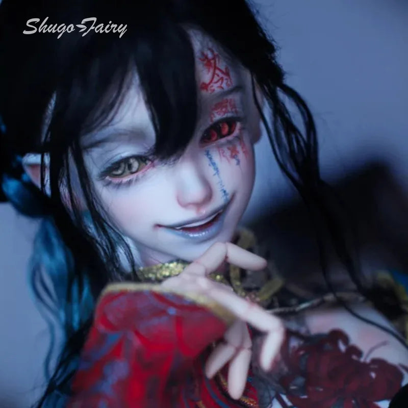 ShugaFairy Bjd Dolls Head 1/4 AHe Laugh with Happy Eyes Attractive Style Scary or Gentle High Quality Ball Jointed Doll
