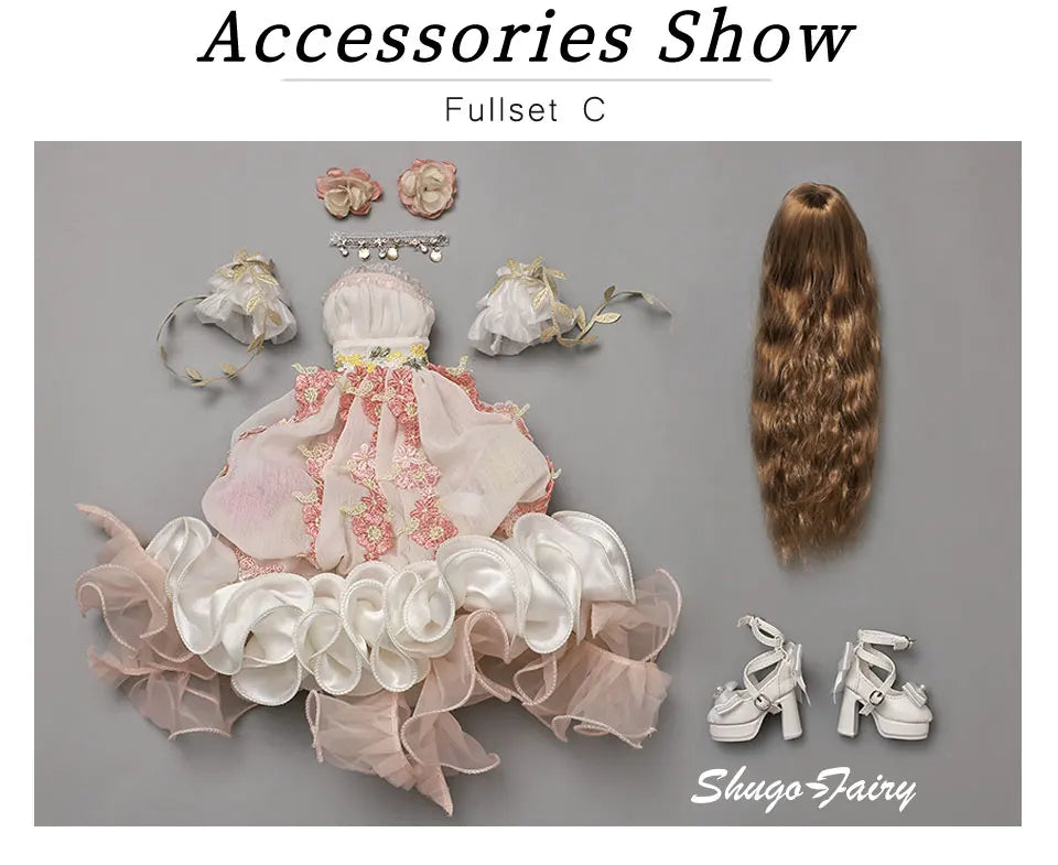 Sakina Bjd Doll 1/4 Bariy Flower Jellyfish Fantasy Toys Resin Ball Jointed Dolls Fullset Art Collection Shugafairy Gift for Girl