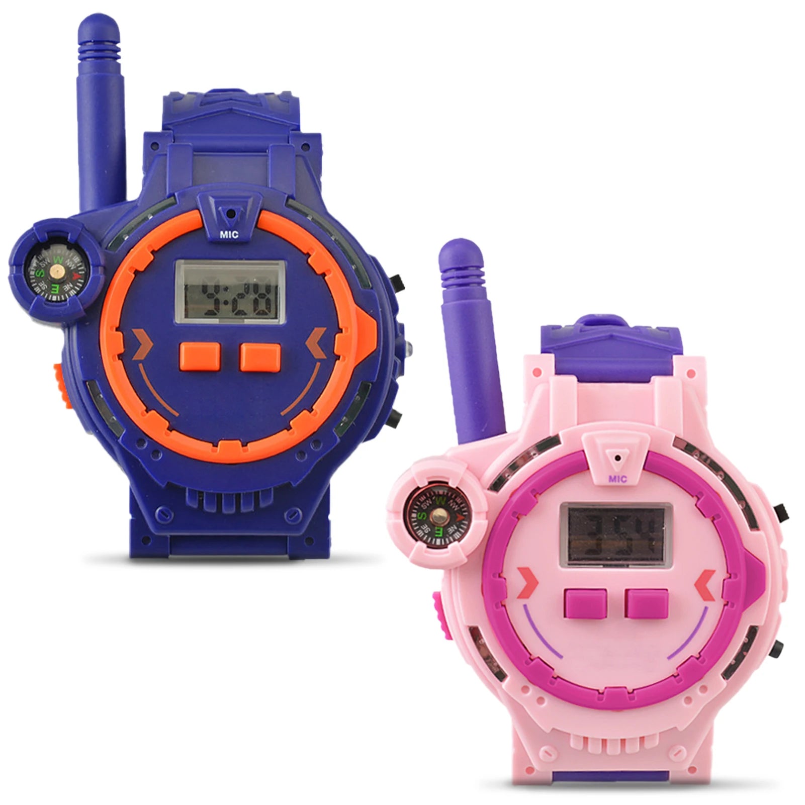 Kids Walkie Talkie Watch Walkie Talkies For Kids 2 Pack Two Way Walkie-Talkie For Boys & Girls Rechargeable Walky Talky With