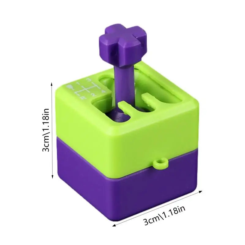 Manual Gear Shifter Keychain 3D Printed Fidget Toy Gear Shifter Mood Enhancer Novelty Toys For Office School Outdoor