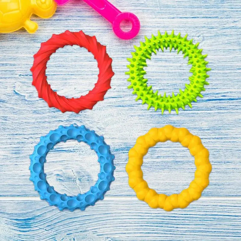 Kids Sensory Bracelets Toddler Texture Calming Sensory Bracelets Sensory Stretchy Bracelets Suitable For Toddler Children