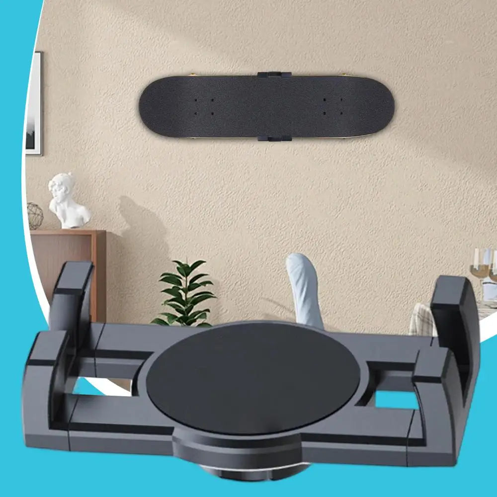 Rotating Skateboard Wall Rack Skateboard Wall Mount Hanger Display Deck Retractable Clamping Skateboard Display Organization