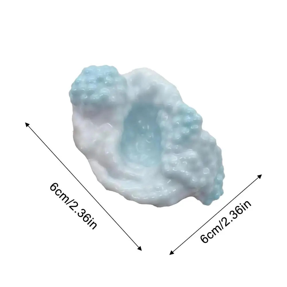 Shapeable Grape Stressball Noisy Silicone Squeeze Ball With Small Beads Shapeable Squish Toy Multifunctional Fidget Supplies