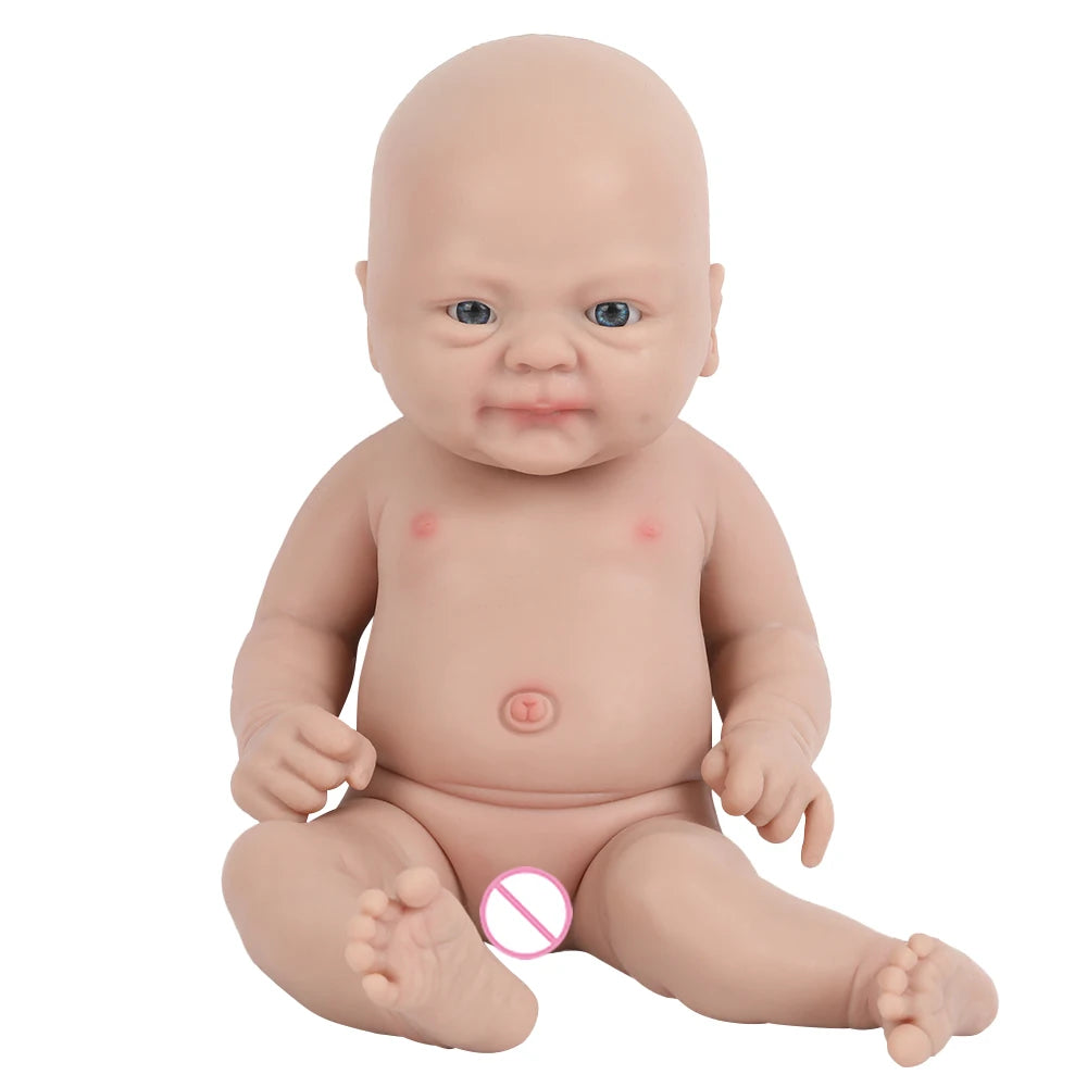 IVITA 14" 1.5kg Full Body Silicone Reborn Doll "coco" Girl Dolls Realistic Baby DIY Blank Soft Children Bebe Lifelike Toys