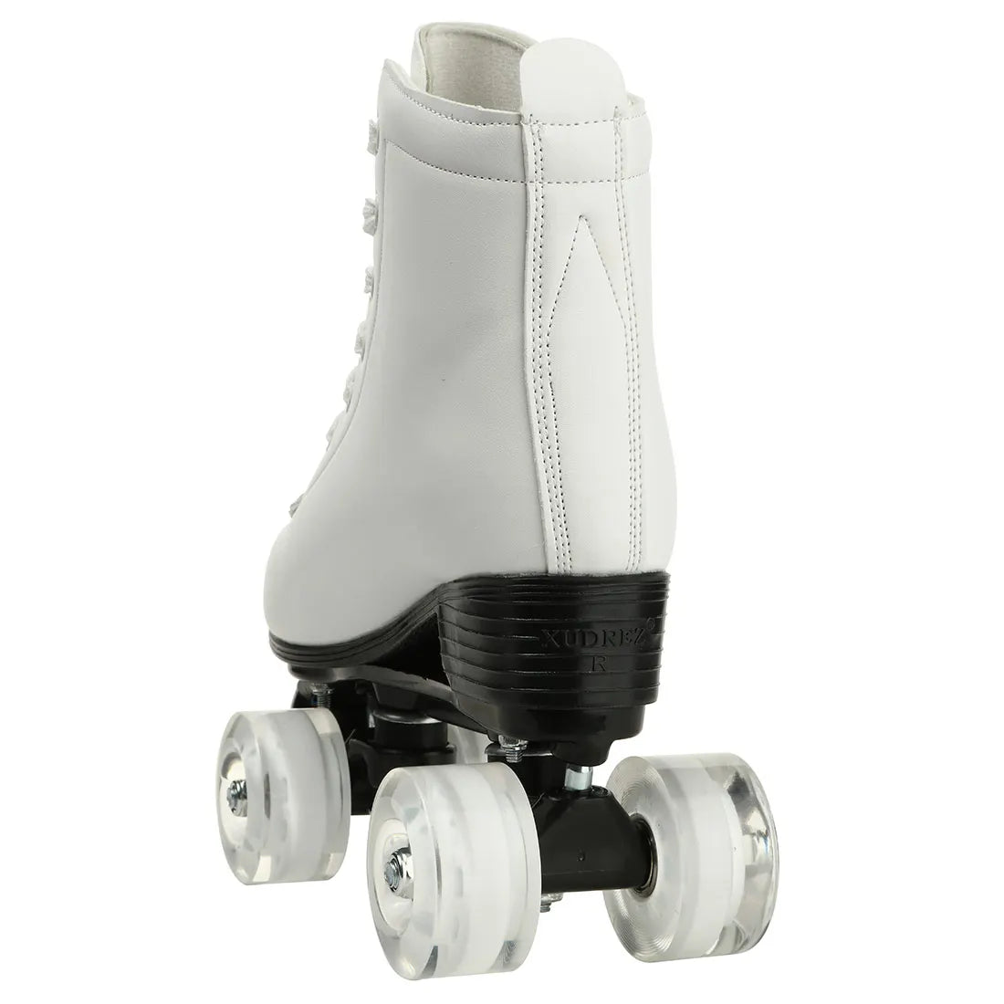 Double Row Roller Skate Shoes Flashing 4 Wheels Skates Size 37 38 39 40 41 Women Men Beginner Outdoor Skating Quad Sneakers Gift