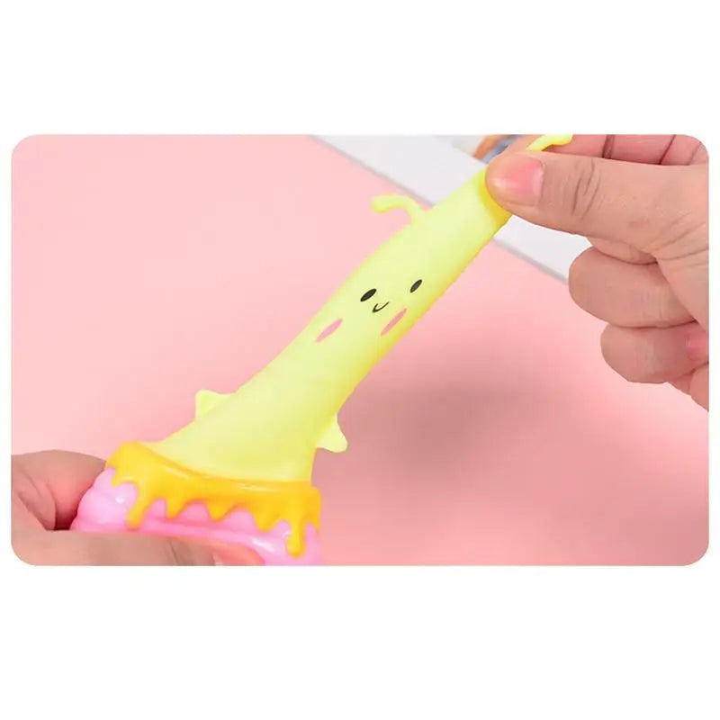 Squeeze Bee In Honey Pot Stretchy Toys Hand Finger Exercise Sensory Fidget Toys For Kids And Adults Party Supplies