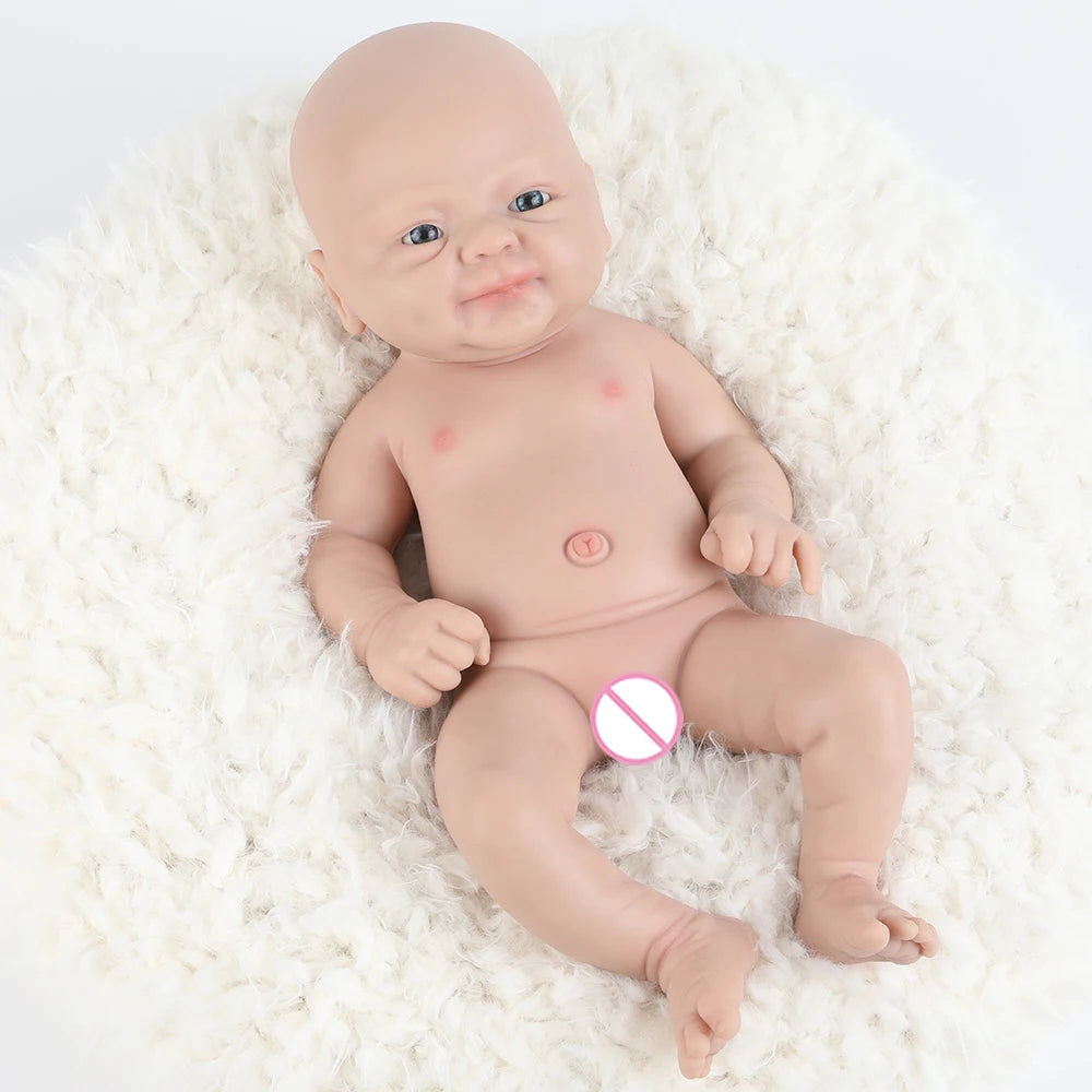 IVITA 14" 1.5kg Full Body Silicone Reborn Doll "coco" Girl Dolls Realistic Baby DIY Blank Soft Children Bebe Lifelike Toys