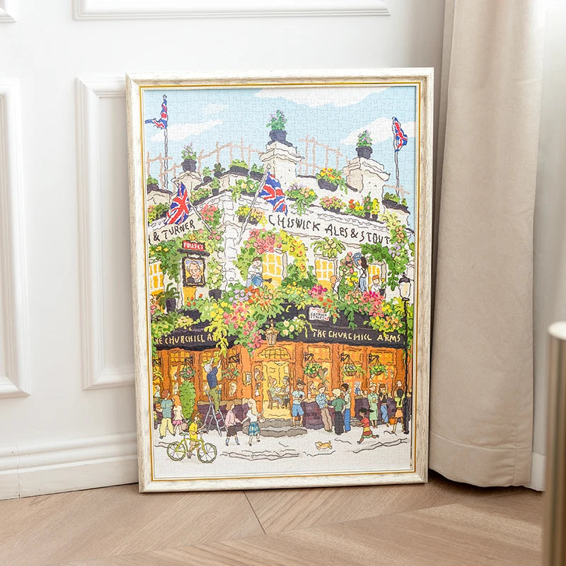 Robotime rolife 1000 Piece Jigsaw Puzzle Home Decor Adults Puzzle Games Family Fun Puzzles Educational Toys for Kids