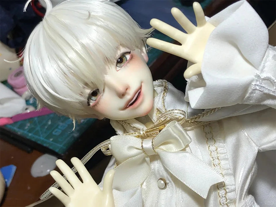 ShugaFairy Bjd Dolls Head 1/4 AHe Laugh with Happy Eyes Attractive Style Scary or Gentle High Quality Ball Jointed Doll