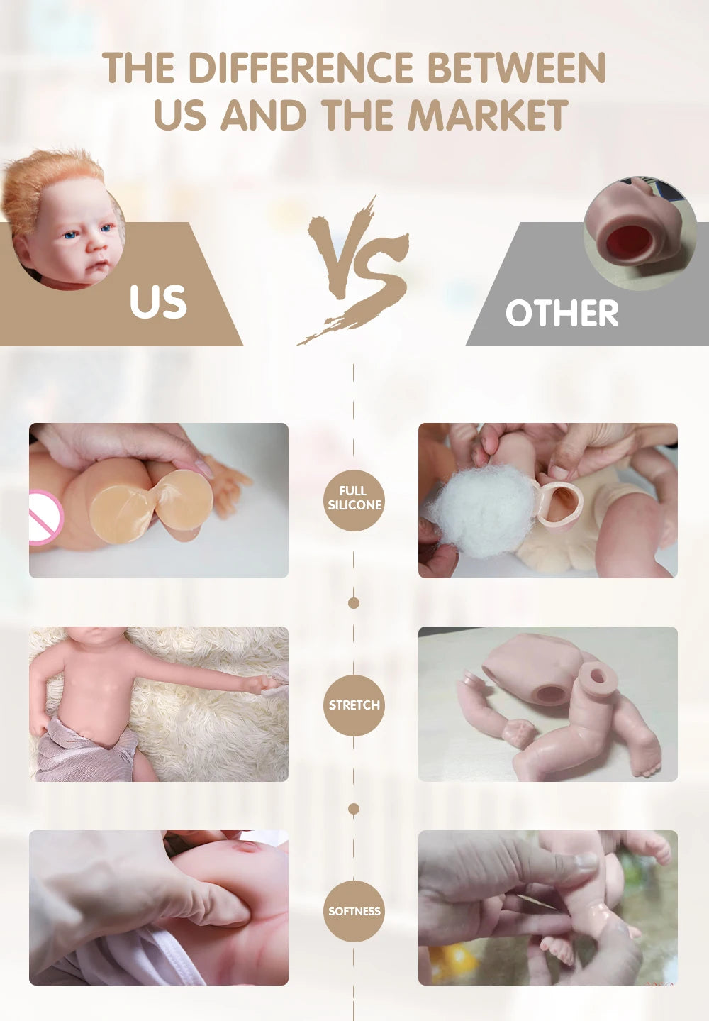 COSDOLL 18inch Silicone Reborn Baby Doll Girl can Drink and Pee Soft Realistic Silicone Kid Doll Birthday Present Children Gifts